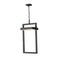 Z-Lite Luttrel 1 Light Outdoor Chain Mount Ceiling Fixture, Black & Sand Blast 566CHXL-BK-LED - alternate 1